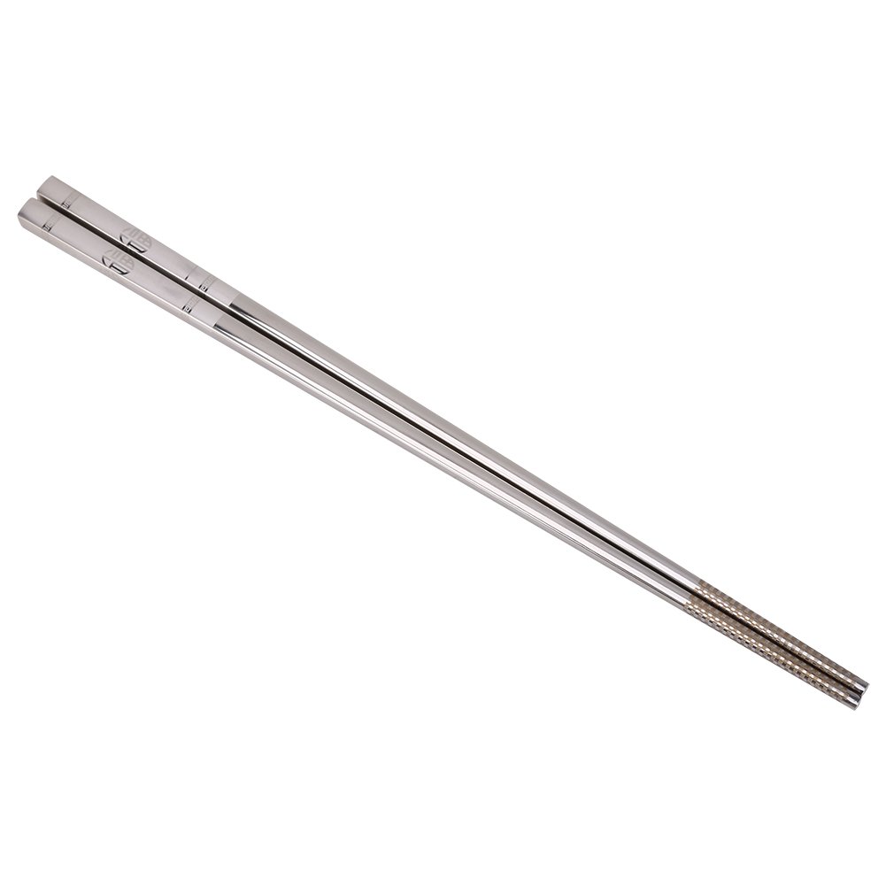Stainless Steel Chopsticks 1 Pair Chopsticks Portable Creative Customized Engraving for Chinese and Japanese Food 23.5cm (Color : #4)