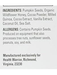 Health Warrior barras de semillas de calabaza.