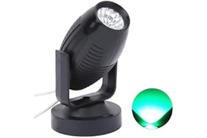 Dioche AC85-265V LED Stage Light Mini Spot Light - Compact 7 Colors Optional for DJ, Club, and Outdoor Events - Easy Installa