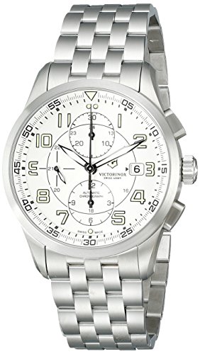 Victorinox Men's 241621 AirBoss Analog Display Swiss Automatic Silver Watch