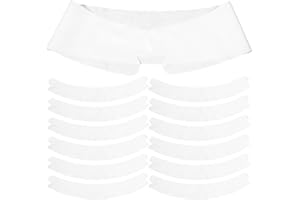 Generic 20pcs Disposable Belly Sweat Pads, Large White Cotton Tummy Liners for Sweat Rash Protection and