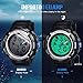 TEKMAGIC 10ATM Waterproof Digital Scuba Diving Watch 100m Underwater for Swimming and Running with Stopwatch and Luminous LCD Display Built-in