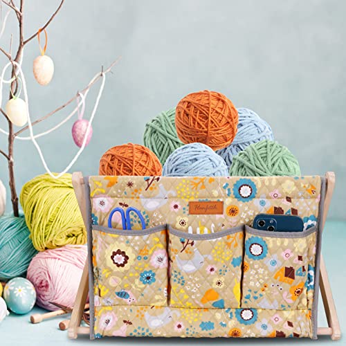 Yarn Caddy Large Size Yarn Storage Organizer for Yarn for Crochet Hooks