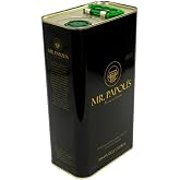 Mr. Papou's Family Owned Authentic Greek Extra Virgin Olive Oil 3L 101.4 oz | Single Origin, First Cold Pressed, Polyphenol Rich, Chef Favorite, Cooking and Finishing EVO, Harvested in Greece