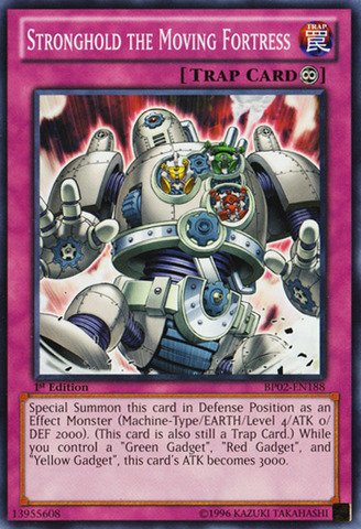 Yu-Gi-Oh! - Stronghold the Moving Fortress (BP02-EN188) - Battle Pack 2: War of the Giants - 1st Edition - Common