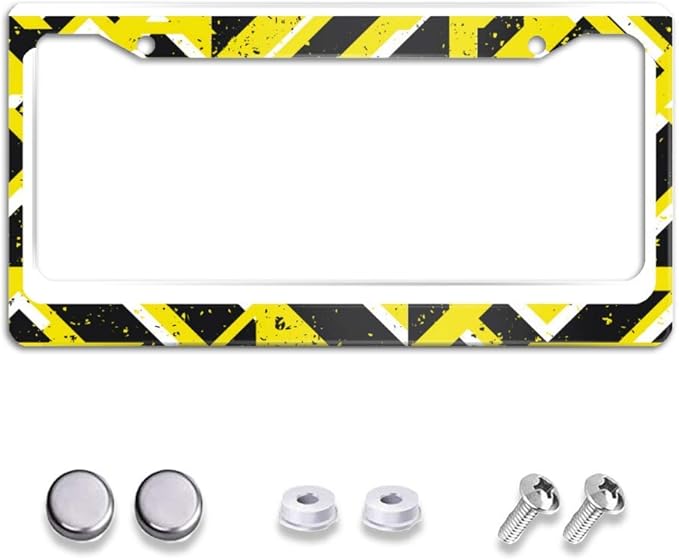 FEDDIY License Plate Holder, Aluminum Metal License Plate