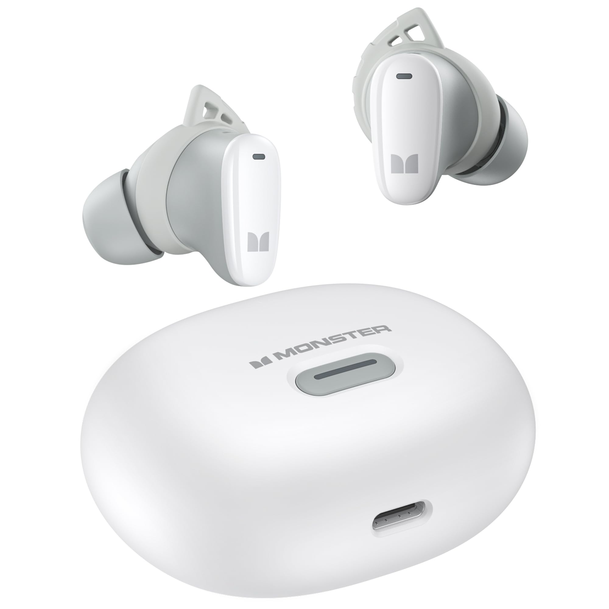 Photo 1 of ***Leftear  DOESNOT WORK****Monster Bluetooth Headphones, White