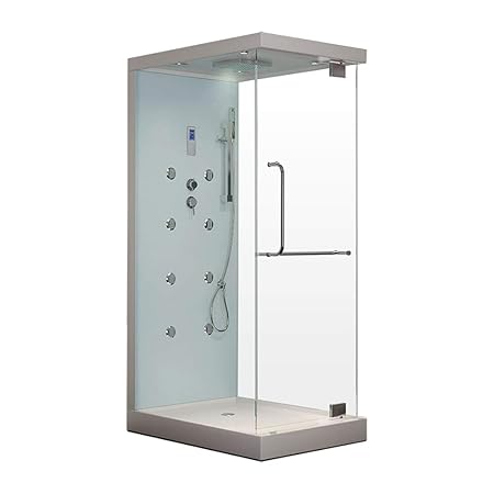 Home Deluxe - Dampfdusche - Design M - Maße: 80 x 120 x 220 cm