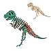 Bfun Woodcraft 3D Puzzle Assemble and Paint DIY Toy Kit, T-Rex