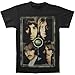 Beatles Men's Beatles Faces T-shirt Large Black