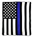 Thin Blue Line Super Soft Throw Blanket - 50x60 Throw Blanket for Bedroom, Living Room, Spring Time, Holidays, Kids, Babies, Adults & Decor, Gifts - Law Enforcement Support Blankets