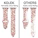 KOLEK Bracelet Compatible for Apple Watch, Floral Printed Silicone iWatch Band 38mm 40mm, S/M