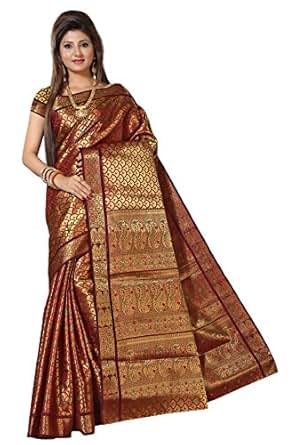 wedding brocket saree