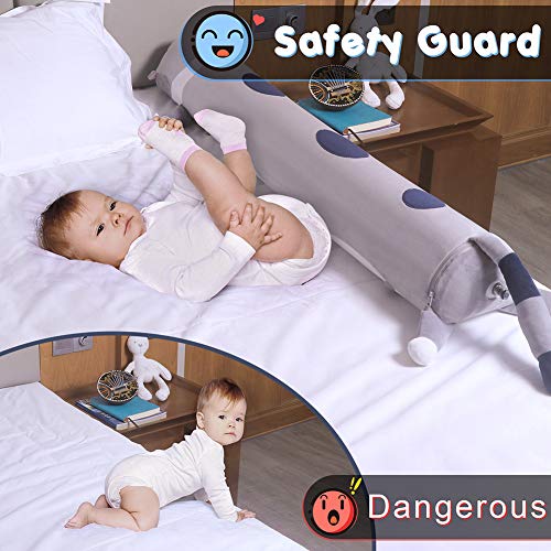 image for Inflatable Bed Rails for Toddlers | EONSIX Safety Baby Bed Guard | Car
