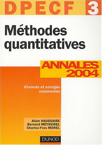 Méthodes quantitatives