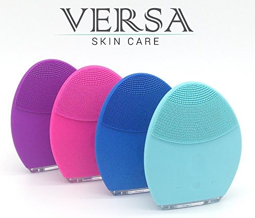 Best sonic facial cleanser pad - deep cleansing to help get rid of Acne, Acne Scars, Blackheads, Body Acne &amp; Dark Spots, minimize pores - Dermatology tools - microdermabrasion brush - (Cobalt)