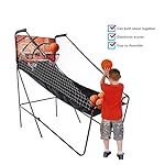 Lantusi Indoor Basketball Arcade Game Double Electronic Hoops shot 2-Player/8-in-1 Electronic Hoops,5 Balls & Scoring(US STOCK)