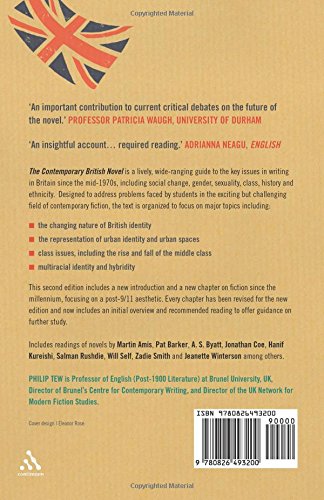 The Contemporary British Novel Amazoncouk Philip Tew - 