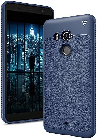 HTC U11 Plus Silicone TPU Soft Case Flexible Ultra Slim Thin Lightweight Gel Bumper Shockproof Protection Cover Shockproof Anti-Scratch Protective Phone Case for HTC U11 Plus （Blue）