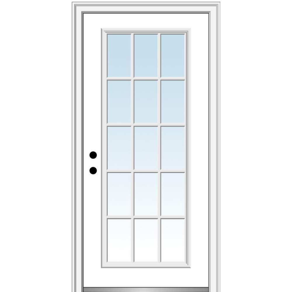 National Door Company Z000725l Steel Primed Left Hand In Swing