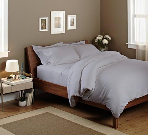 MY COTTON SPA Presents 6 PC Sheet Set 100% Egyptian cotton 600 Thread Count Premium Sheet Set, Luxurious Feel Italian Finish Comfort Sheet Set Comes with 21" Deep Pocket Cal-King Silver Grey