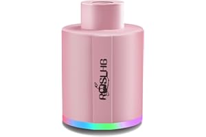 ROSLHG Hookah Pump - Hookah Starter/With rechargeable battery/Universal electric pump kit with Led lights/Mini portable charcoal starter, coal burner Assistant, hookah preheating kit, Smoke bar accessories（Pink）