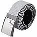 moonsix Canvas Web Belts for Men,Solid Color Military Style 1.5