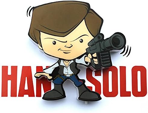 OZSHOP NEW 3D FX Deco LED Night Light Star Wars Mini Han Solo Household Wall Decoration