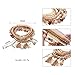 Multilayer Bohemian Brown Beaded Bracelet Crystal Pendant Charm Stretch Beach Stack Bangle Bracelet Set 7 Colors for Women Jewelry