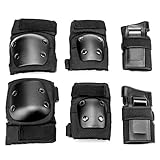Releeder Multi Sports Safety Protection Kids Elbow Knee Wrist Protective Gear Pads Safety Gear Pad Guard for Cycling Roller Skateboard Hoverboard Soft and Comfortable