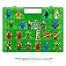 Life Made Better Solid, Reinforced Green Toy Carrying Case, Compatible with Lego Ninjago Mini Ninja Figurines, This Box is Not Created by Lego
