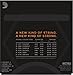 D'Addario Electric Guitar Strings, NYXL Nickel Plated, NYXL1356W, Medium Gauge Wound Third 13-56, 6-String Set, Pack of 1