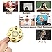 ICE FROG Metal Revolver Spinner Fidget, Solid Brass Metal Toy Surface Finish Hand Finger Spinners Focus Fingertip Spinner Toys - For ADD, ADHD, Anxiety, Autism Adult Children - Gun