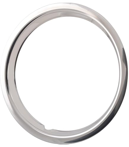 thumbnail image 2 of Set Of 4 Stainless Steel 16 Inch Trim Rings With Metal Clip System - Universal Wheel Covers 2 of 3