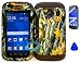 Wireless Fones TM Hybrid Impact Dual Layer Cover Case for Samsung Galaxy Ace Style S765c Straight Talk, Net10 and TracFone Leaf Branch Camo Mossy on Brown Skin (Wireless Fones TM Wrist Band, Pry Tool & Screen Protector Included)