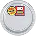 Silver Round Paper Plates - 6.75