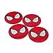 INCART Car Wheel Hub Centre Cover Stickers Original Car Tire Pack Mark Sticker Paster Fashion Style Cool Spiderman Φ5.6cm 4Pcs/set