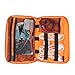 BUBM Designer Electronics Accessories Carry Case/Travel Organizer Bag with Handle (Large, Grey)