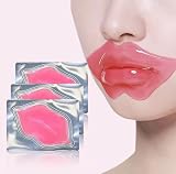 Anshenger 5PCS Collagen Crystal Lip Mask Gel Patches Hydrating Plumper Lip Care view 2