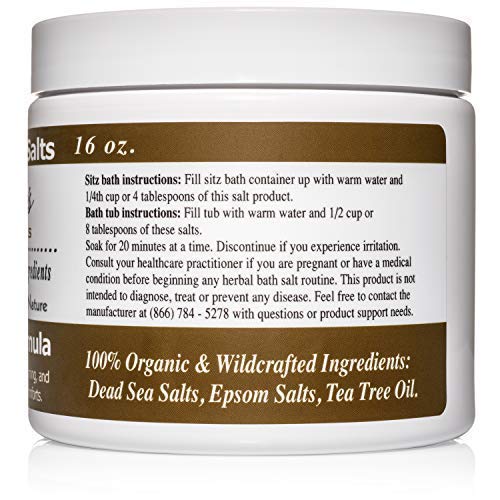 Dr. Cole's Hemorrhoid Sitz Bath Treatment Organic, Herbal Bath Salts That Soothe Itching