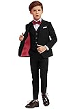 Boy Suit Slim Fit Suits for Kids Formal Outfit 5