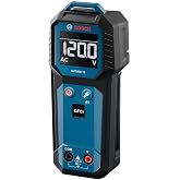Bosch GVT600-13 Digital Multimeter &amp; Contact Voltage Tester, 600V | Digital multimeter and contact voltage tester. A reliable 600V electrical tester for HVAC and home improvement projects.