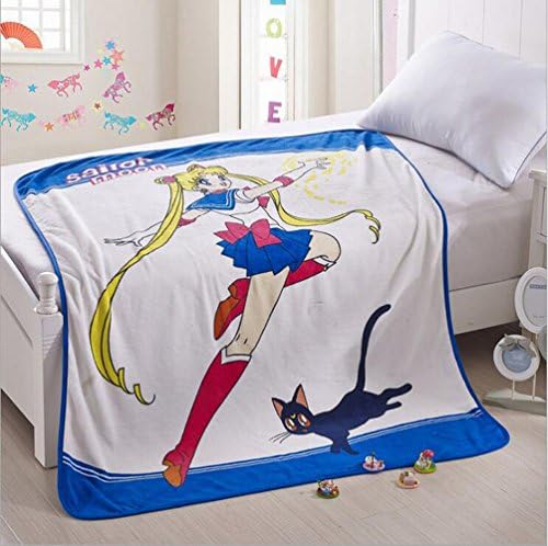 Anime Sailor Moon Blanket Animal Coral Fleece Blanket Cartoon Children's Blankets