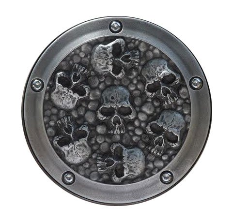 Twin Cam Seven Deadly Sins Aged Aluminum Derby Cover