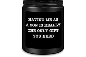 HOMSOLVER Gifts for Mom Dad from Son-Birthday Gifts for Mom Dad from Son, Funny Mom Candles, Mothers Day Gifts Fathers Day Dad Gifts, Christmas, Thanksgiving Gifts for Mom Dad- Lavender Scented Candles