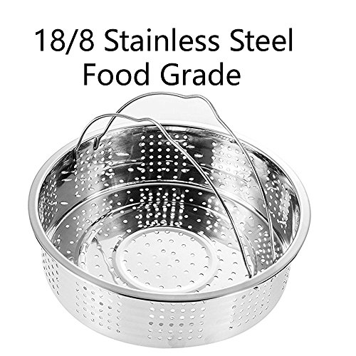 image for OYOY Steamer Basket With Egg Steamer Steamer Rack for Instant Pot and 