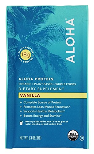 Aloha - Aloha Organic Plant Based Protein Vanilla - 1.3 oz.
