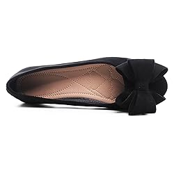 Hee grand Bowknot Flats for Women Classic Round Toe