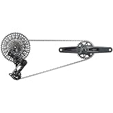 SRAM GX T-Type Eagle Transmission Groupset - 32T Chainring, AXS POD Controller, Cassette 10-52t, Rear Derailleur, Chain