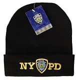 NYPD Winter Hat Beanie Skull Cap Officially Licensed by The New York City Police Department